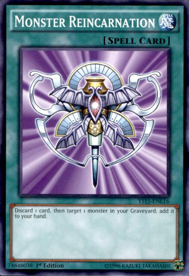 Monster Reincarnation [YS15-ENL16] Common - Yu-Gi-Oh! - Card Brawlers | Quebec | Canada |