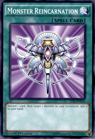 Monster Reincarnation [YS15-ENL16] Common - Yu-Gi-Oh! - Card Brawlers | Quebec | Canada |