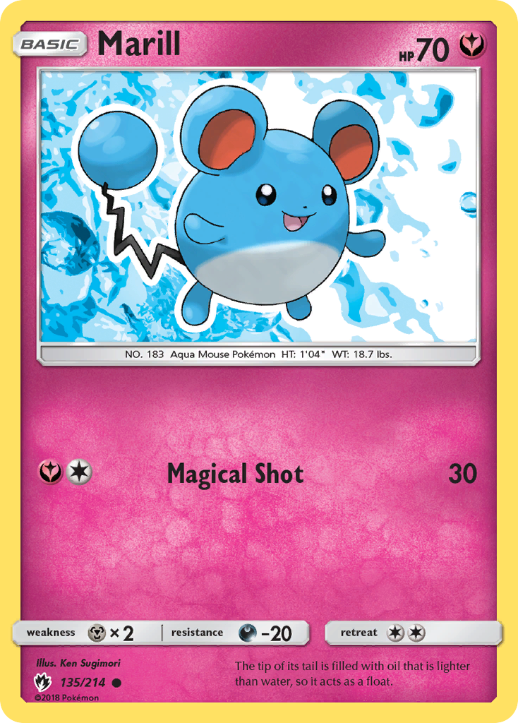 Marill (135/214) [Sun & Moon: Lost Thunder] - Card Brawlers | Quebec | Canada | Yu-Gi-Oh!