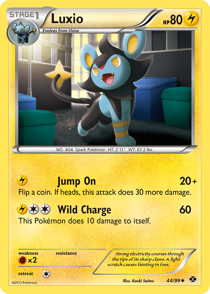 Luxio (44/99) [Black & White: Next Destinies] - Card Brawlers | Quebec | Canada | Yu-Gi-Oh!