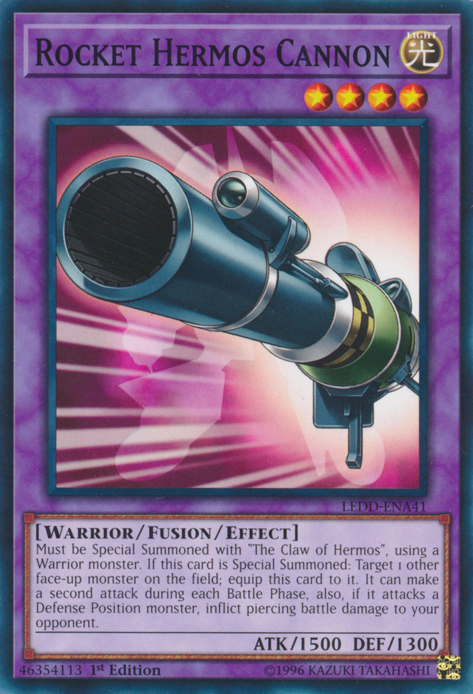 Rocket Hermos Cannon [LEDD-ENA41] Common - Card Brawlers | Quebec | Canada | Yu-Gi-Oh!