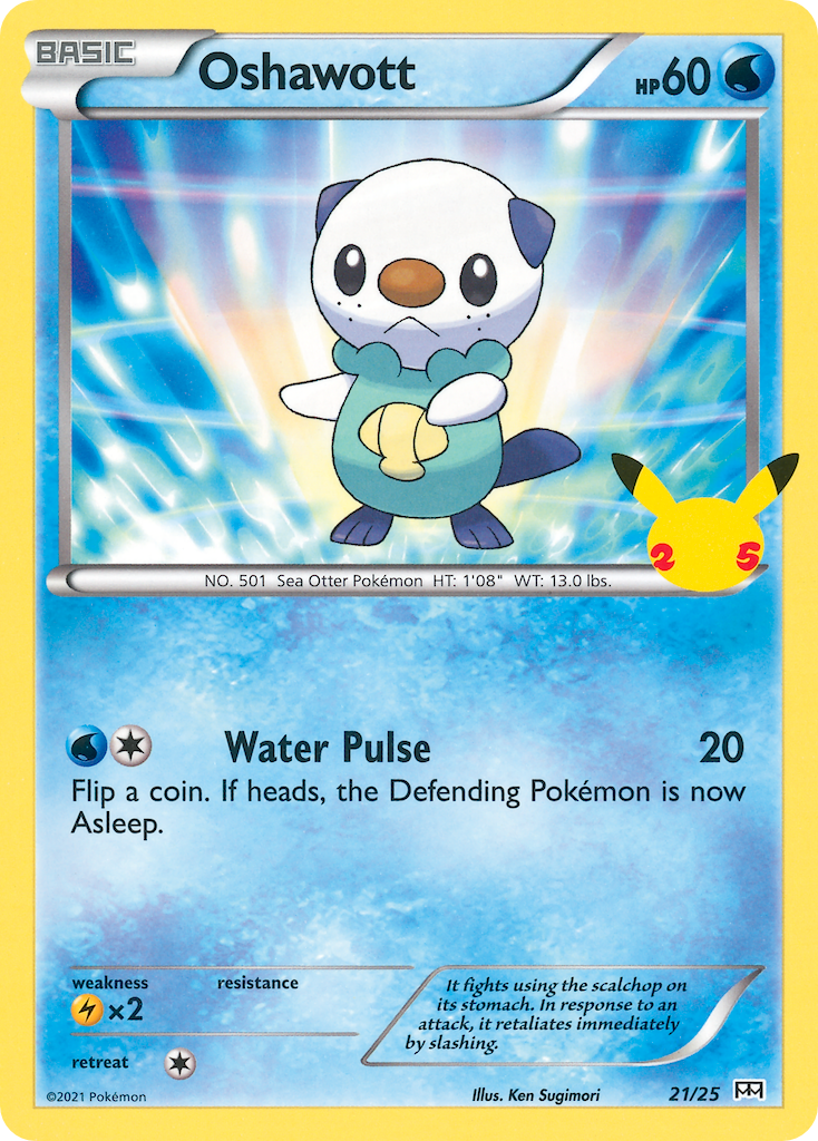Oshawott (21/25) [McDonald's 25th Anniversary] - Card Brawlers | Quebec | Canada | Yu-Gi-Oh!