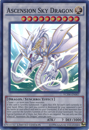 Ascension Sky Dragon [YCSW-EN007] Super Rare - Card Brawlers | Quebec | Canada | Yu-Gi-Oh!