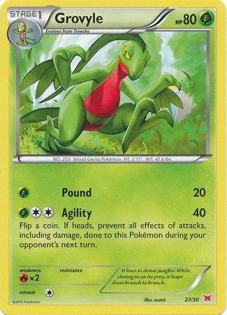 Grovyle (27/30) [XY: Trainer Kit 2 - Latias] - Card Brawlers | Quebec | Canada | Yu-Gi-Oh!