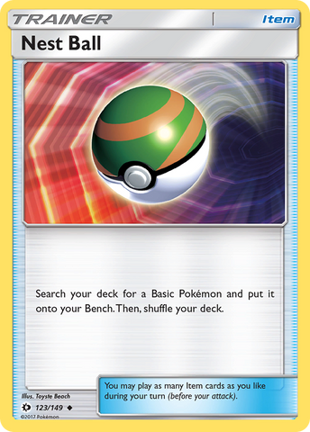 Nest Ball (123/149) [Sun & Moon: Base Set] - Card Brawlers | Quebec | Canada | Yu-Gi-Oh!