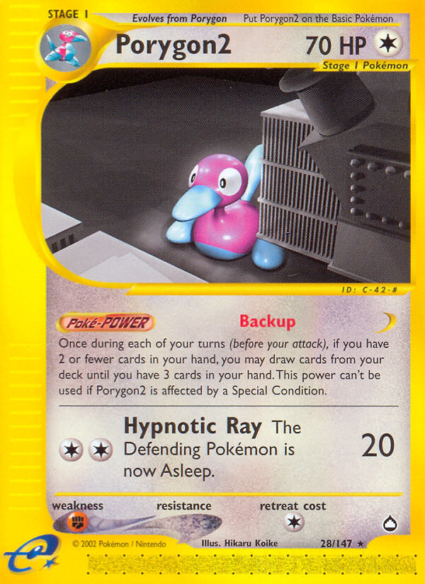 Porygon2 (28/147) [Aquapolis] - Card Brawlers | Quebec | Canada | Yu-Gi-Oh!