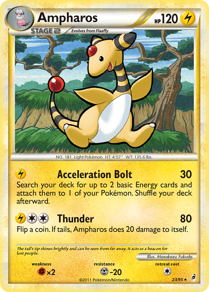 Ampharos (23/95) [HeartGold & SoulSilver: Call of Legends] - Card Brawlers | Quebec | Canada | Yu-Gi-Oh!