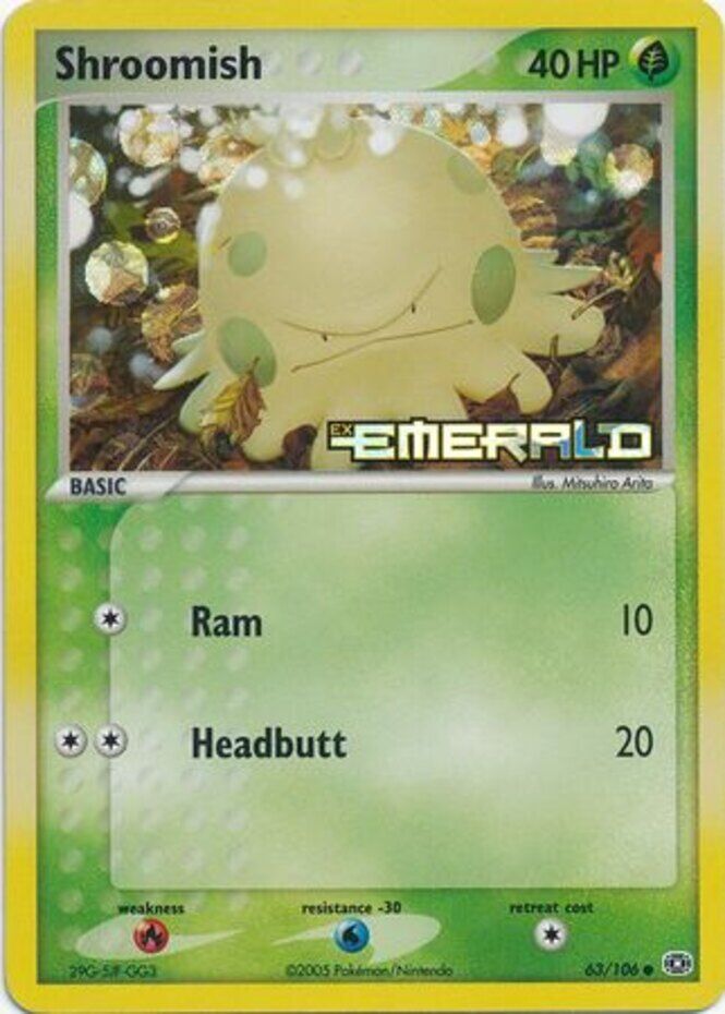 Shroomish (63/106) (Stamped) [EX: Emerald] - Card Brawlers | Quebec | Canada | Yu-Gi-Oh!