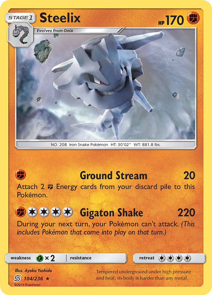 Steelix (104/236) [Sun & Moon: Unified Minds] - Card Brawlers | Quebec | Canada | Yu-Gi-Oh!