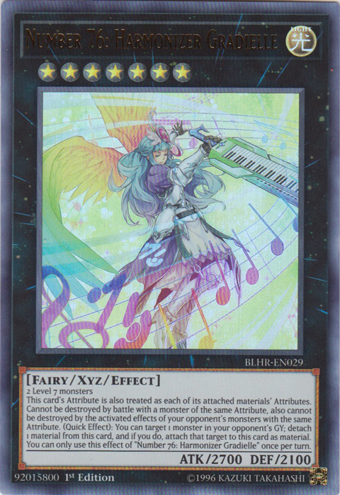 Number 76: Harmonizer Gradielle [BLHR-EN029] Ultra Rare - Card Brawlers | Quebec | Canada | Yu-Gi-Oh!