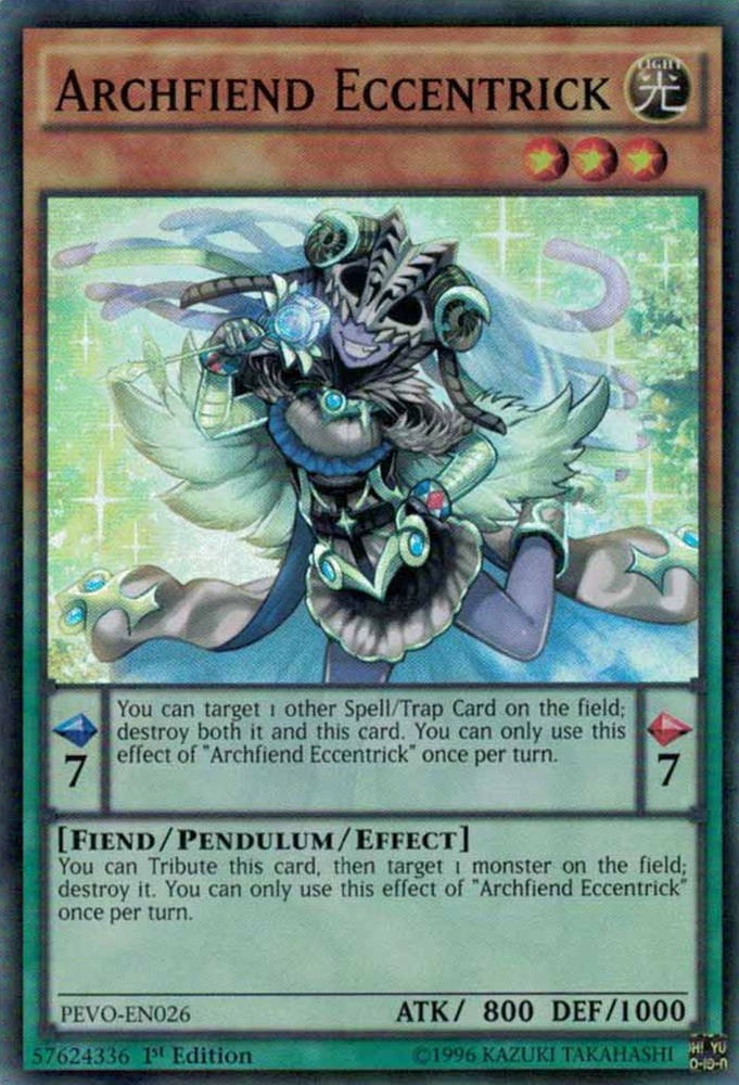 Archfiend Eccentrick [PEVO-EN026] Super Rare - Yu-Gi-Oh! - Card Brawlers | Quebec | Canada |