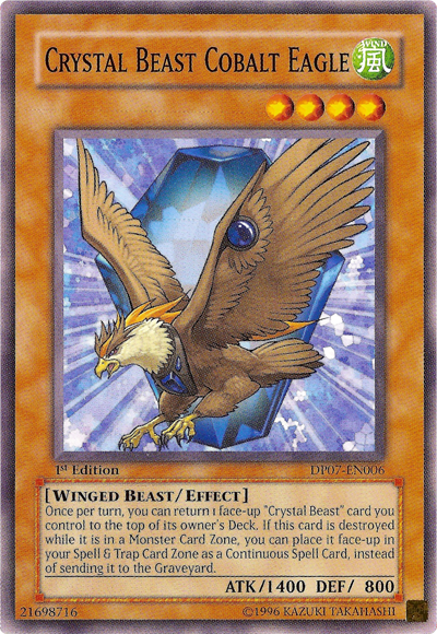 Crystal Beast Cobalt Eagle [DP07-EN006] Common - Yu-Gi-Oh! - Card Brawlers | Quebec | Canada |