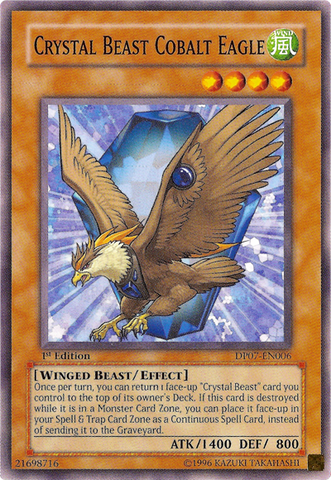 Crystal Beast Cobalt Eagle [DP07-EN006] Common - Card Brawlers | Quebec | Canada | Yu-Gi-Oh!