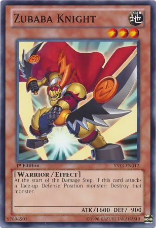 Zubaba Knight [YS13-EN012] Common - Card Brawlers | Quebec | Canada | Yu-Gi-Oh!