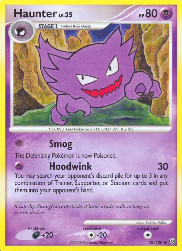 Haunter (40/100) [Diamond & Pearl: Stormfront] - Card Brawlers | Quebec | Canada | Yu-Gi-Oh!