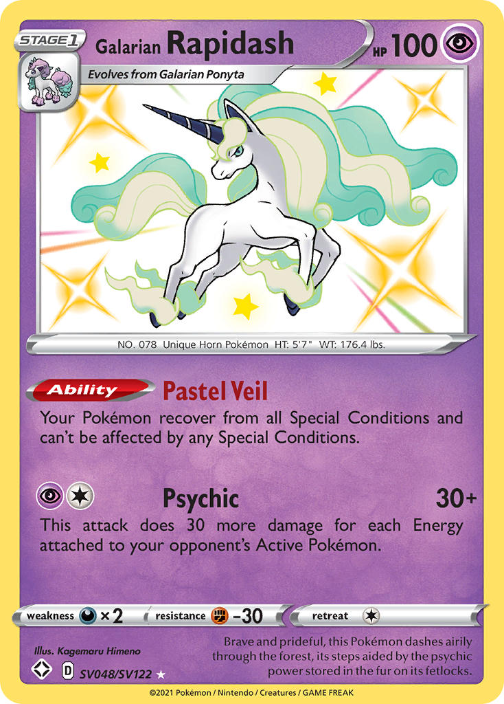 Galarian Rapidash (SV048/SV122) [Sword & Shield: Shining Fates] - Card Brawlers | Quebec | Canada | Yu-Gi-Oh!