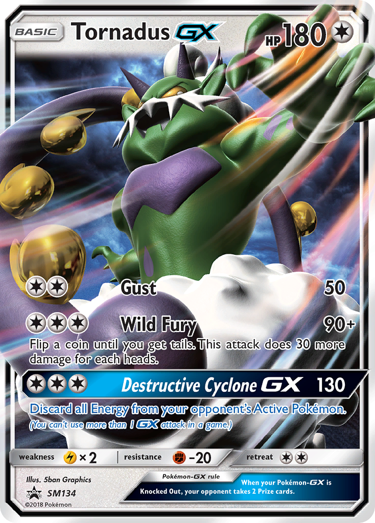 Tornadus GX (SM134) [Sun & Moon: Black Star Promos] - Card Brawlers | Quebec | Canada | Yu-Gi-Oh!