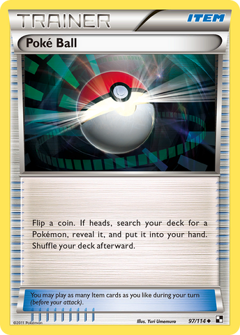 Poke Ball (97/114) [Black & White: Base Set] - Card Brawlers | Quebec | Canada | Yu-Gi-Oh!