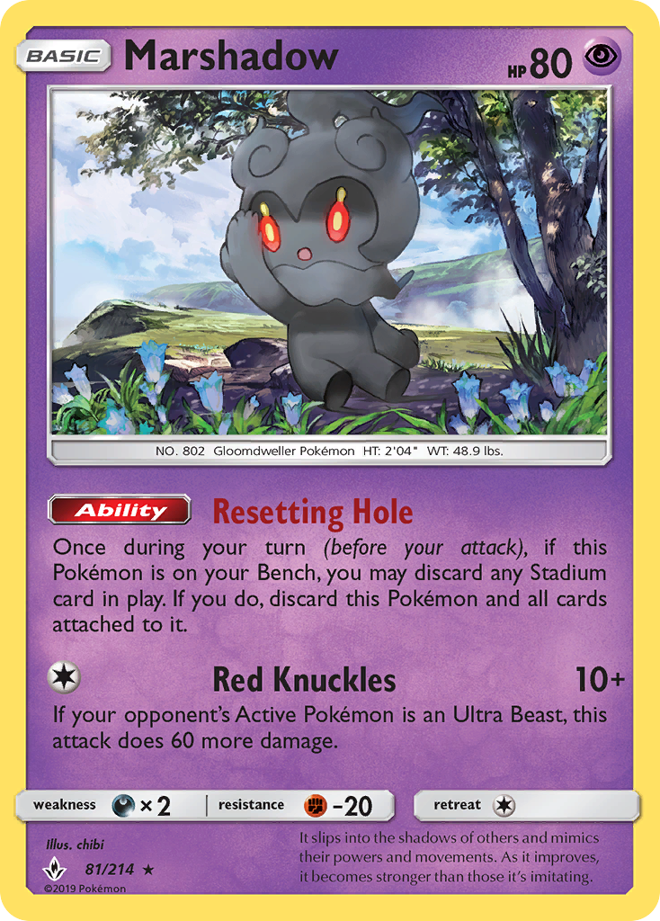 Marshadow (81/214) [Sun & Moon: Unbroken Bonds] - Card Brawlers | Quebec | Canada | Yu-Gi-Oh!