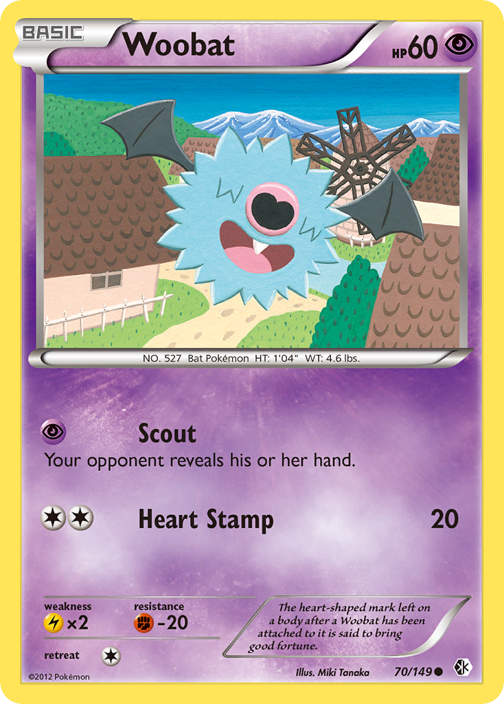 Woobat (70/149) [Black & White: Boundaries Crossed] - Card Brawlers | Quebec | Canada | Yu-Gi-Oh!