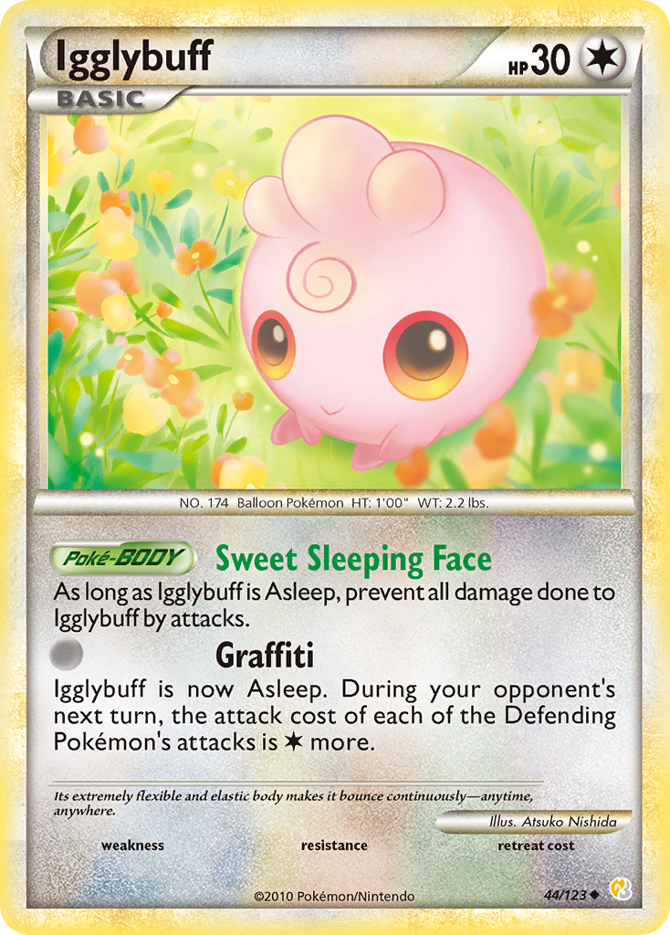 Igglybuff (44/123) [HeartGold & SoulSilver: Base Set] - Card Brawlers | Quebec | Canada | Yu-Gi-Oh!