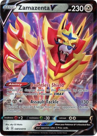 Zamazenta V (SWSH019) [Sword & Shield: Black Star Promos] - Card Brawlers | Quebec | Canada | Yu-Gi-Oh!