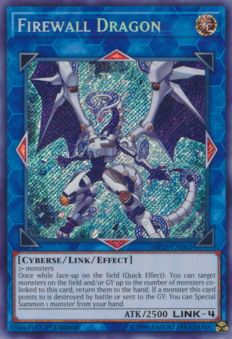 Firewall Dragon [MP18-EN062] Secret Rare - Card Brawlers | Quebec | Canada | Yu-Gi-Oh!