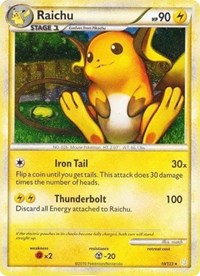 Raichu (10/123) (Cracked Ice Holo) [HeartGold & SoulSilver: Base Set] - Card Brawlers | Quebec | Canada | Yu-Gi-Oh!