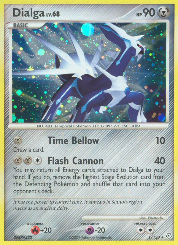 Dialga (1/130) [Diamond & Pearl: Base Set] - Card Brawlers | Quebec | Canada | Yu-Gi-Oh!