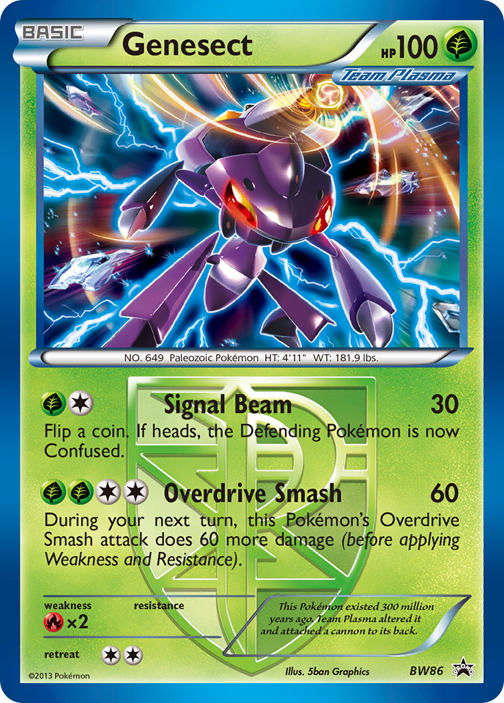 Genesect (BW86) (Team Plasma) [Black & White: Black Star Promos] - Card Brawlers | Quebec | Canada | Yu-Gi-Oh!