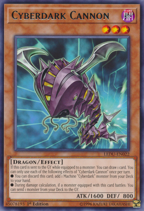 Cyberdark Cannon [LEDU-EN022] Rare - Yu-Gi-Oh! - Card Brawlers | Quebec | Canada |