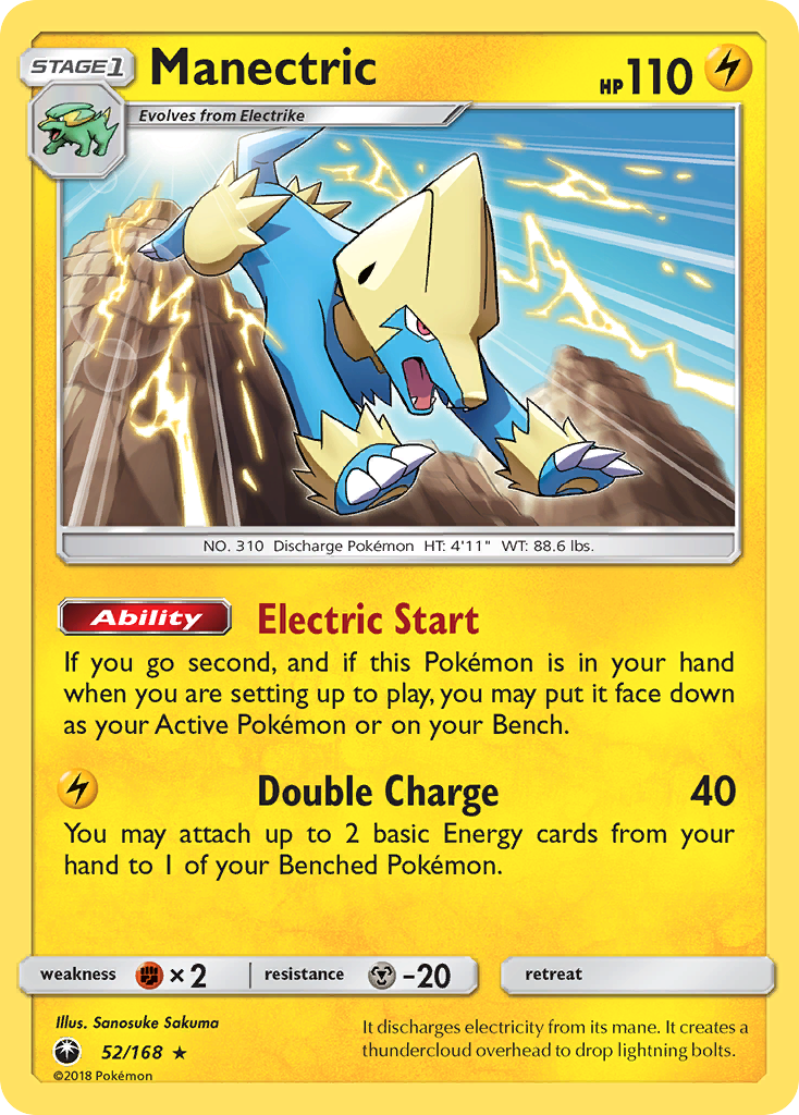 Manectric (52/168) [Sun & Moon: Celestial Storm] - Card Brawlers | Quebec | Canada | Yu-Gi-Oh!