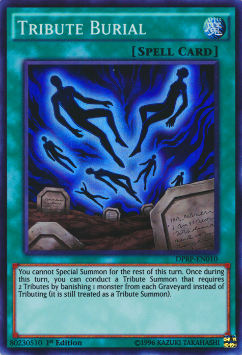 Tribute Burial [DPRP-EN010] Super Rare - Yu-Gi-Oh! - Card Brawlers | Quebec | Canada |