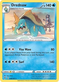 Drednaw (039/185) (Cracked Ice Holo) (Theme Deck Exclusive) [Sword & Shield: Vivid Voltage] - Card Brawlers | Quebec | Canada | Yu-Gi-Oh!