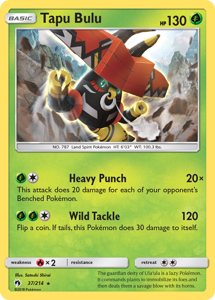 Tapu Bulu (37/214) [Sun & Moon: Lost Thunder] - Card Brawlers | Quebec | Canada | Yu-Gi-Oh!