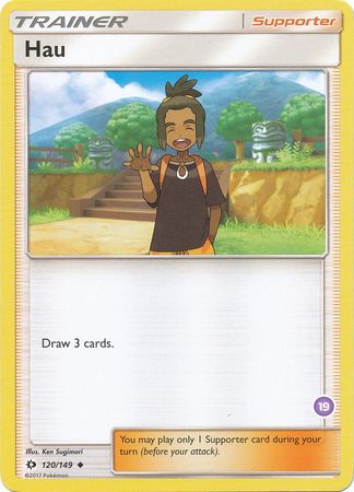 Hau (120/149) (Deck Exclusive #19) [Sun & Moon: Trainer Kit - Alolan Sandslash] - Card Brawlers | Quebec | Canada | Yu-Gi-Oh!