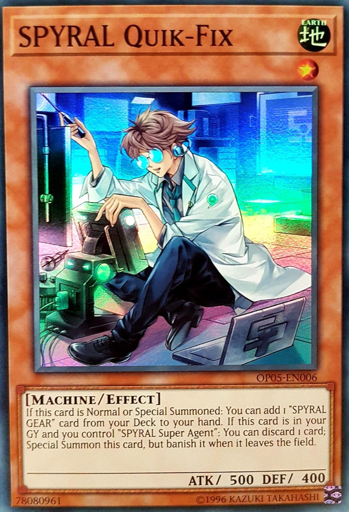 SPYRAL Quik-Fix [OP05-EN006] Super Rare - Yu-Gi-Oh! - Card Brawlers | Quebec | Canada |