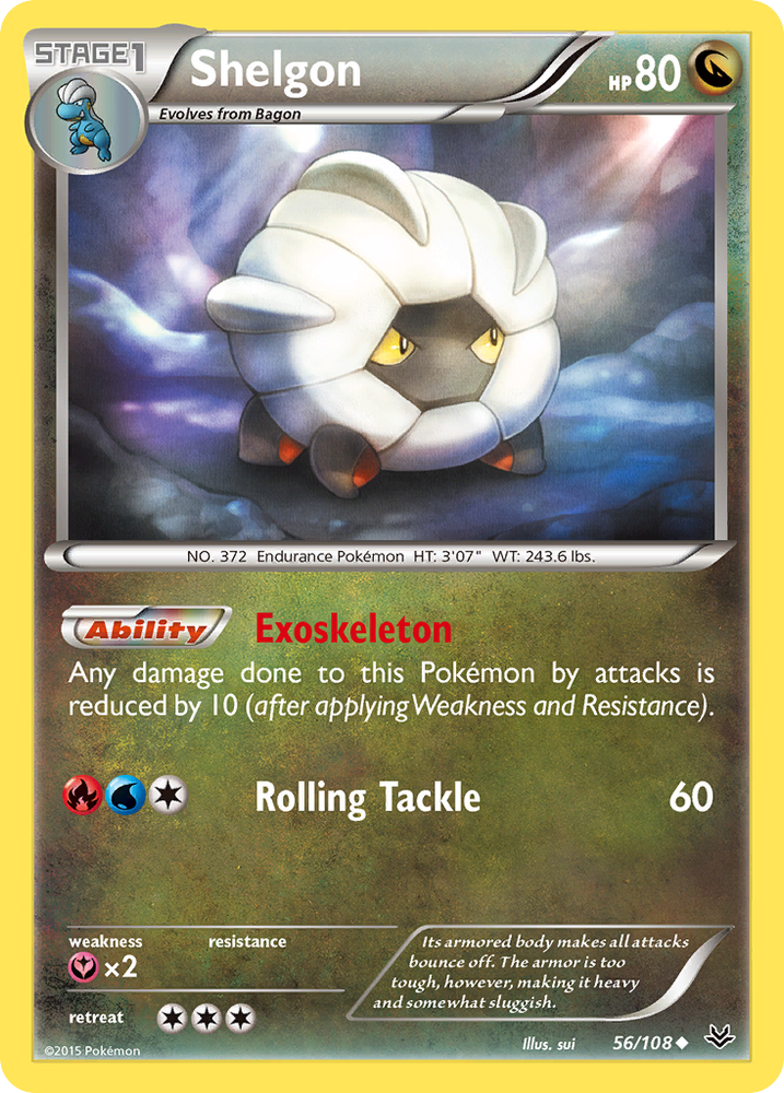 Shelgon (56/108) [XY: Roaring Skies] - Card Brawlers | Quebec | Canada | Yu-Gi-Oh!