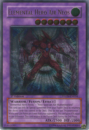 Elemental Hero Air Neos [STON-EN034] Ultimate Rare - Card Brawlers | Quebec | Canada | Yu-Gi-Oh!