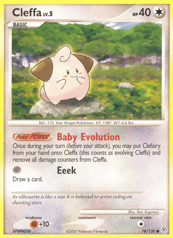 Cleffa (78/130) [Diamond & Pearl: Base Set] - Card Brawlers | Quebec | Canada | Yu-Gi-Oh!