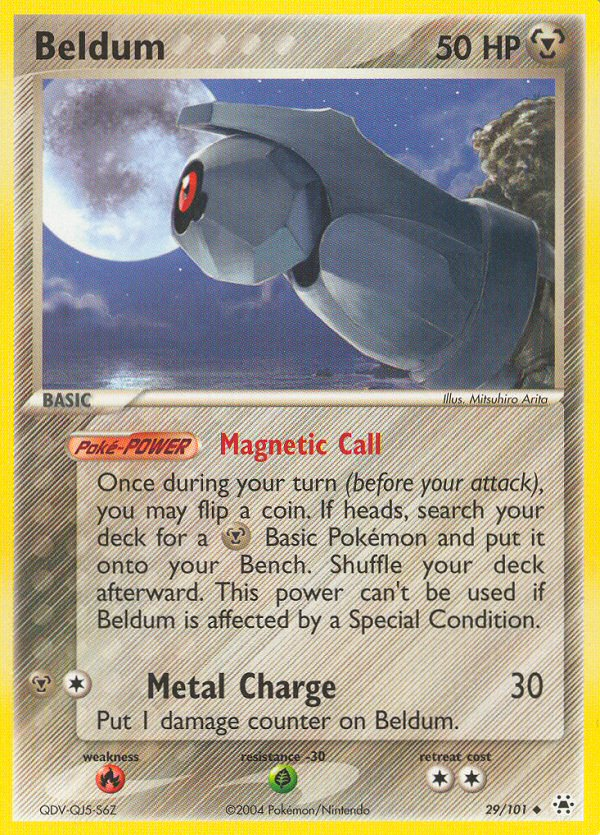 Beldum (29/101) [EX: Hidden Legends] - Card Brawlers | Quebec | Canada | Yu-Gi-Oh!