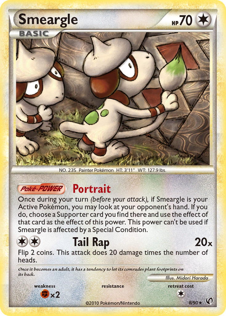 Smeargle (8/90) [HeartGold & SoulSilver: Undaunted] - Card Brawlers | Quebec | Canada | Yu-Gi-Oh!