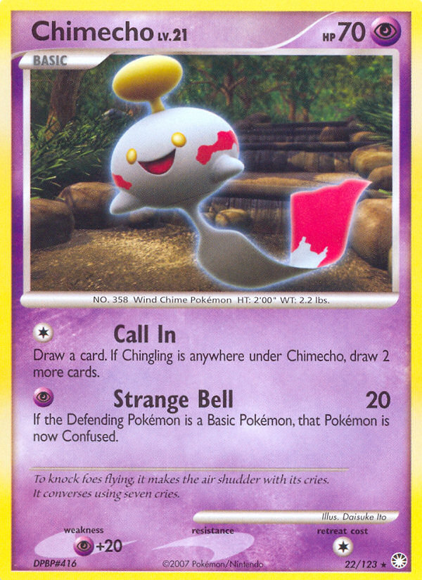 Chimecho (22/123) [Diamond & Pearl: Mysterious Treasures] - Card Brawlers | Quebec | Canada | Yu-Gi-Oh!