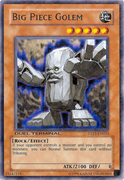 Big Piece Golem [DTP1-EN023] Rare - Card Brawlers | Quebec | Canada | Yu-Gi-Oh!