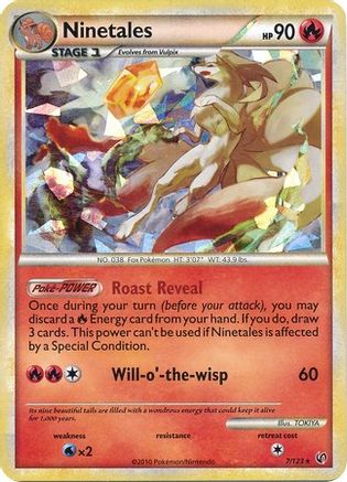 Ninetales (7/123) (Cracked Ice) [HeartGold & SoulSilver: Undaunted] - Card Brawlers | Quebec | Canada | Yu-Gi-Oh!