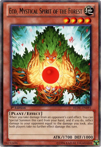 Eco, Mystical Spirit of the Forest [REDU-EN091] Rare - Card Brawlers | Quebec | Canada | Yu-Gi-Oh!