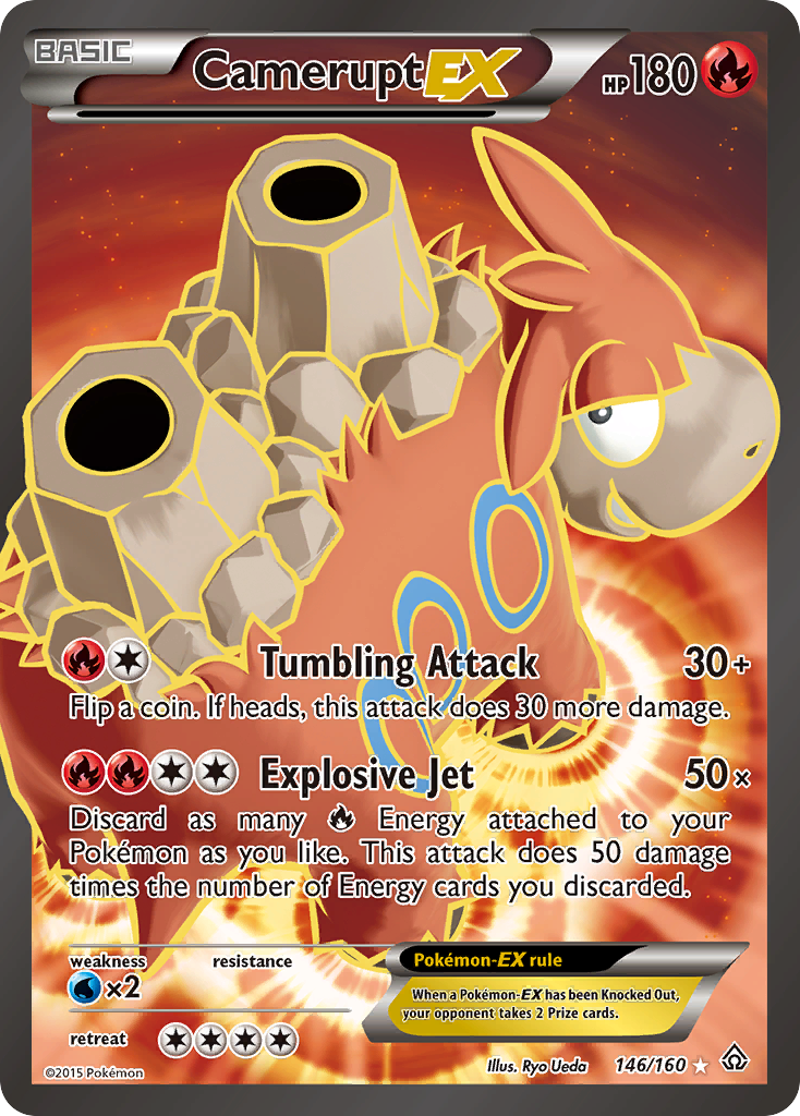 Camerupt EX (146/160) [XY: Primal Clash] - Card Brawlers | Quebec | Canada | Yu-Gi-Oh!