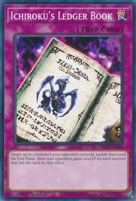 Ichiroku's Ledger Book [MP23-EN108] Common - Card Brawlers | Quebec | Canada | Yu-Gi-Oh!