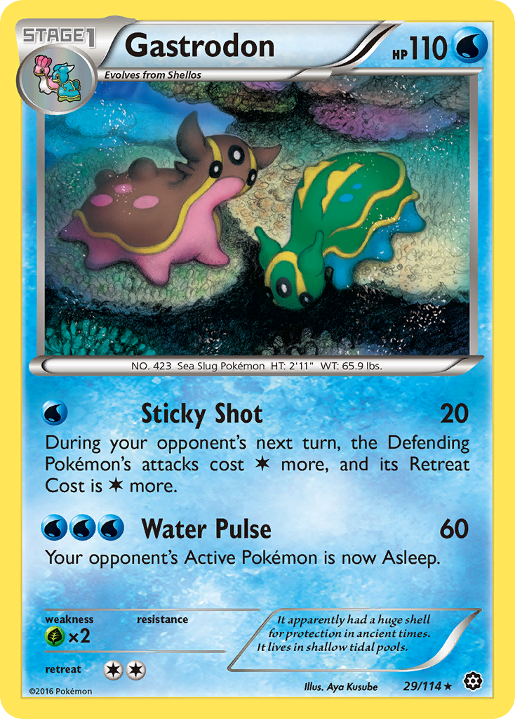 Gastrodon (29/114) [XY: Steam Siege] - Card Brawlers | Quebec | Canada | Yu-Gi-Oh!