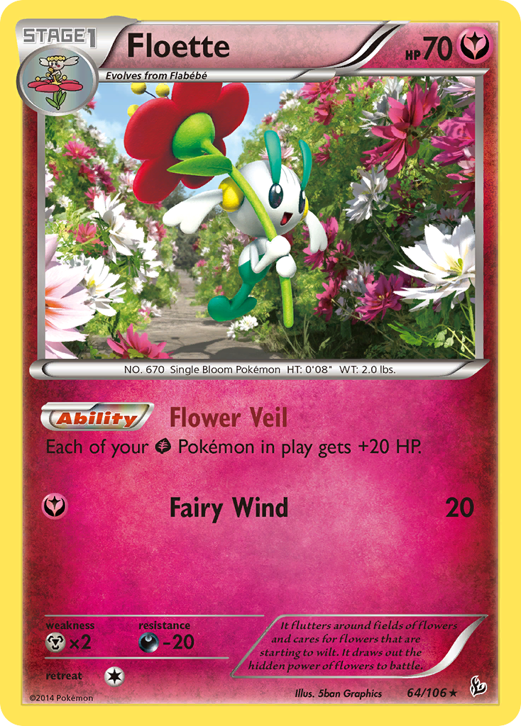 Floette (64/106) [XY: Flashfire] - Card Brawlers | Quebec | Canada | Yu-Gi-Oh!